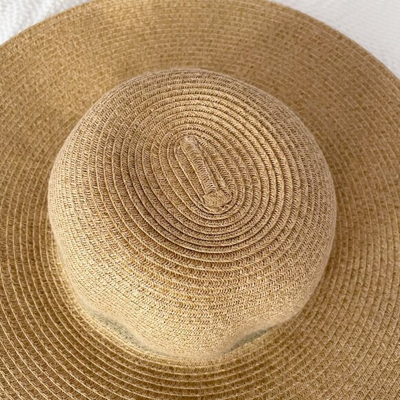 L*Space Classic Wide Brim Straw Sun Hat Coastal Cowgirl, Beachcore, Minimal Chic - Picture 10 of 10
